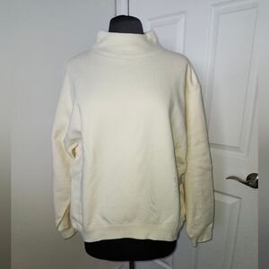 NWT ASHCO "The Mock Neck" Sweater,  Size Large